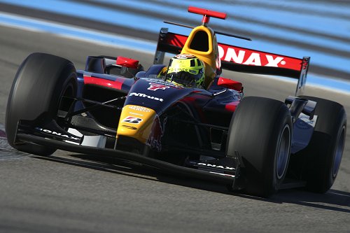 Renger van der Zande ging hard tijdens eerste kennismaking GP2